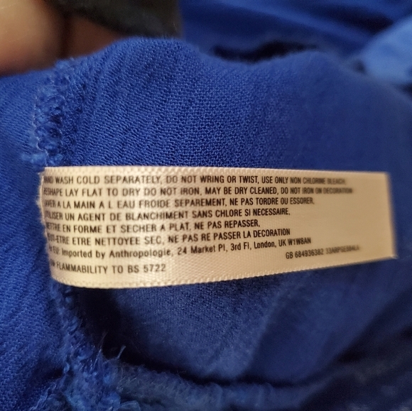 Anthropologie Lilka embroidered sleeveless blouse size Small - Picture 6 of 7